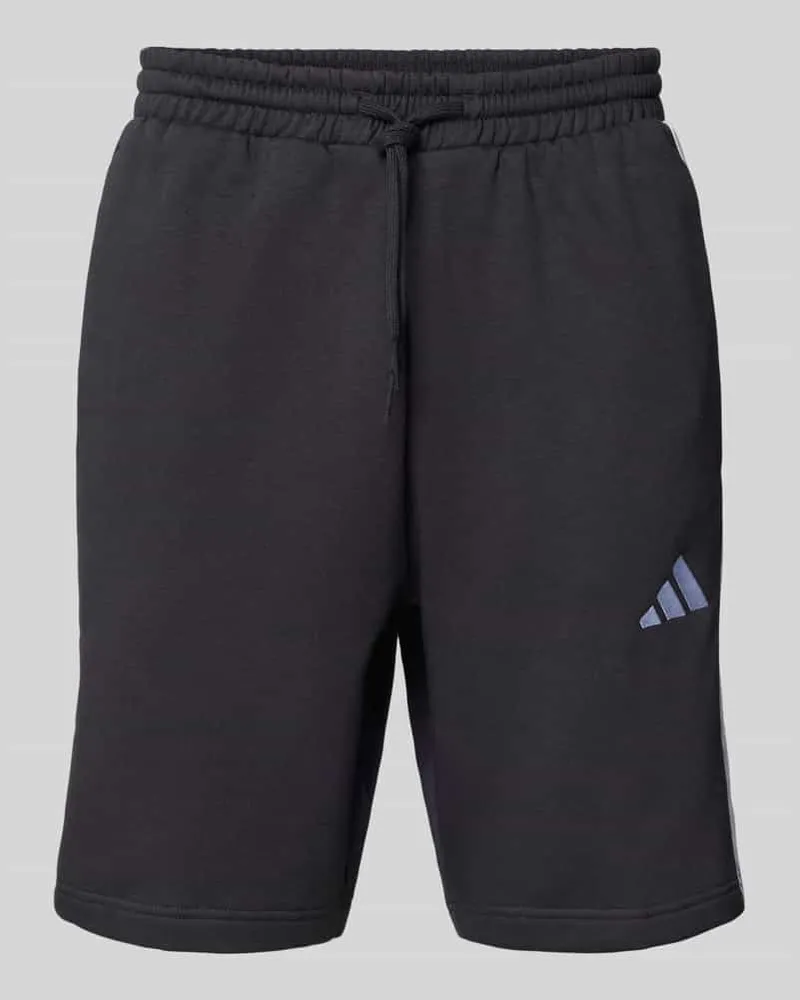 adidas Regular Fit Sweatshorts mit Label-Stitching 