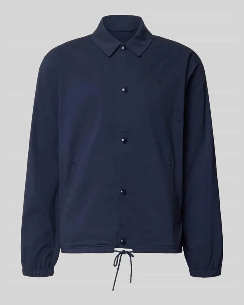 Ralph Lauren Regular Fit Blouson aus Baumwoll-Mix Modell 'SEERSUCKER Marine