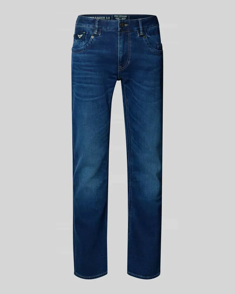 PME Legend Relaxed Fit Jeans mit Label-Patch 