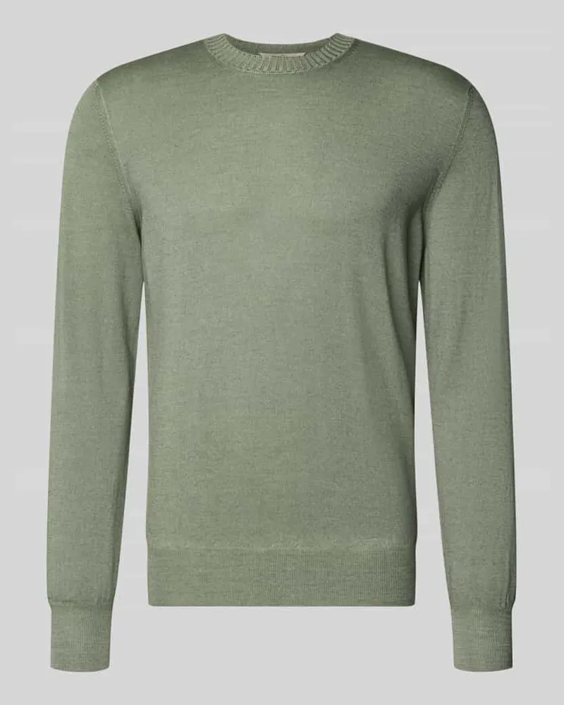 Gran Sasso Strickpullover aus reiner Schurwolle Oliv