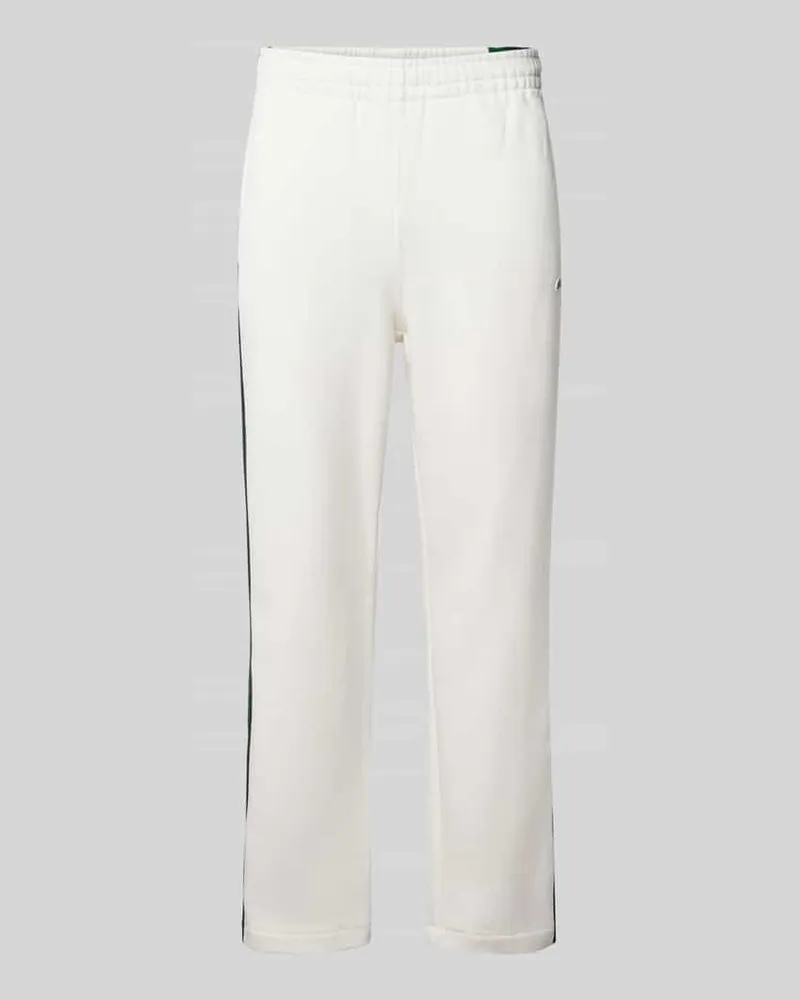 Lacoste Relaxed Fit Sweathose aus reiner Baumwolle Modell 'XH9800-00 Offwhite