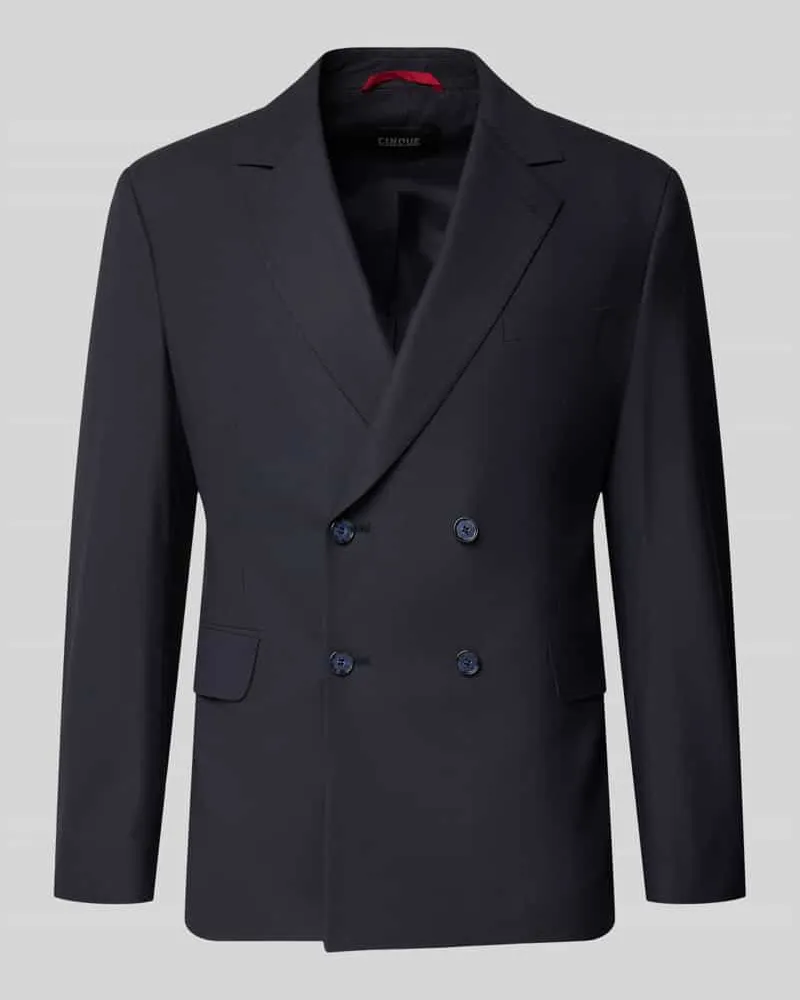 cinque Slim Fit Sakko mit Pattentaschen Modell 'BENITO Dunkelblau