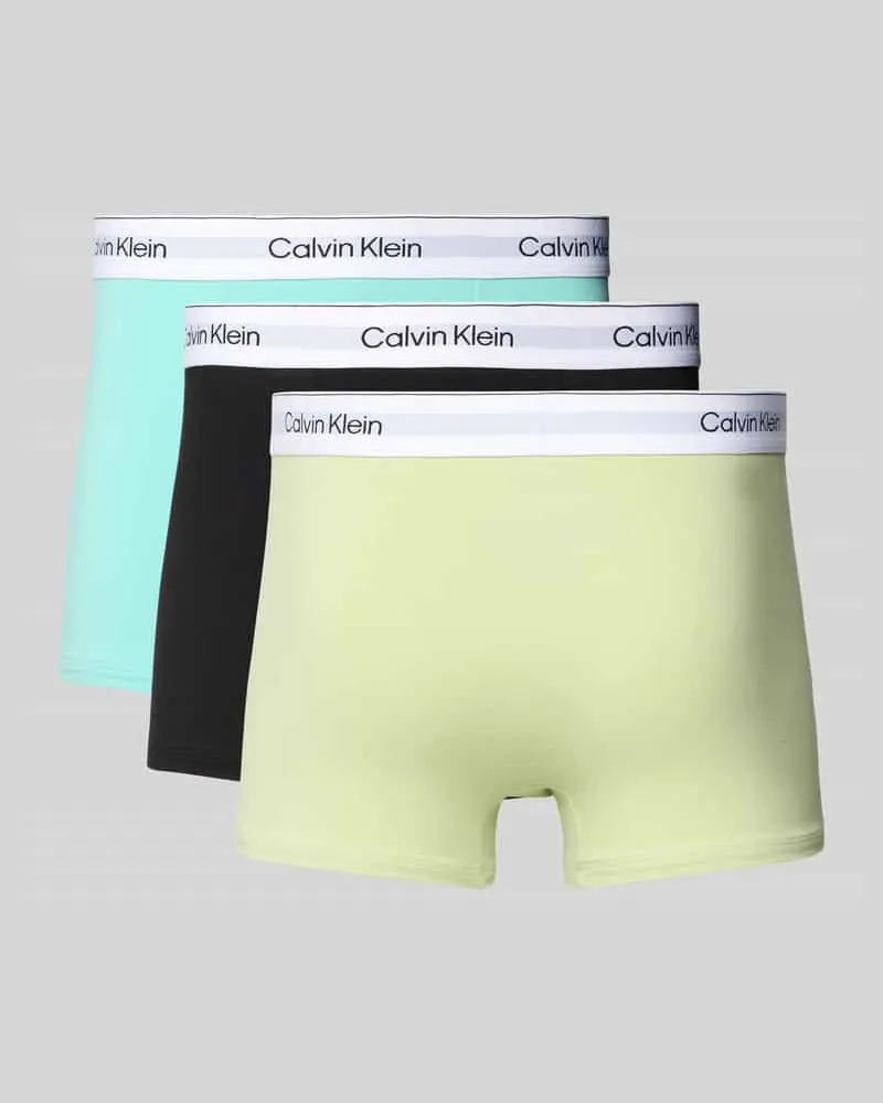 Calvin Klein Trunks mit elastischem Logo-Bund im 3er-Pack 