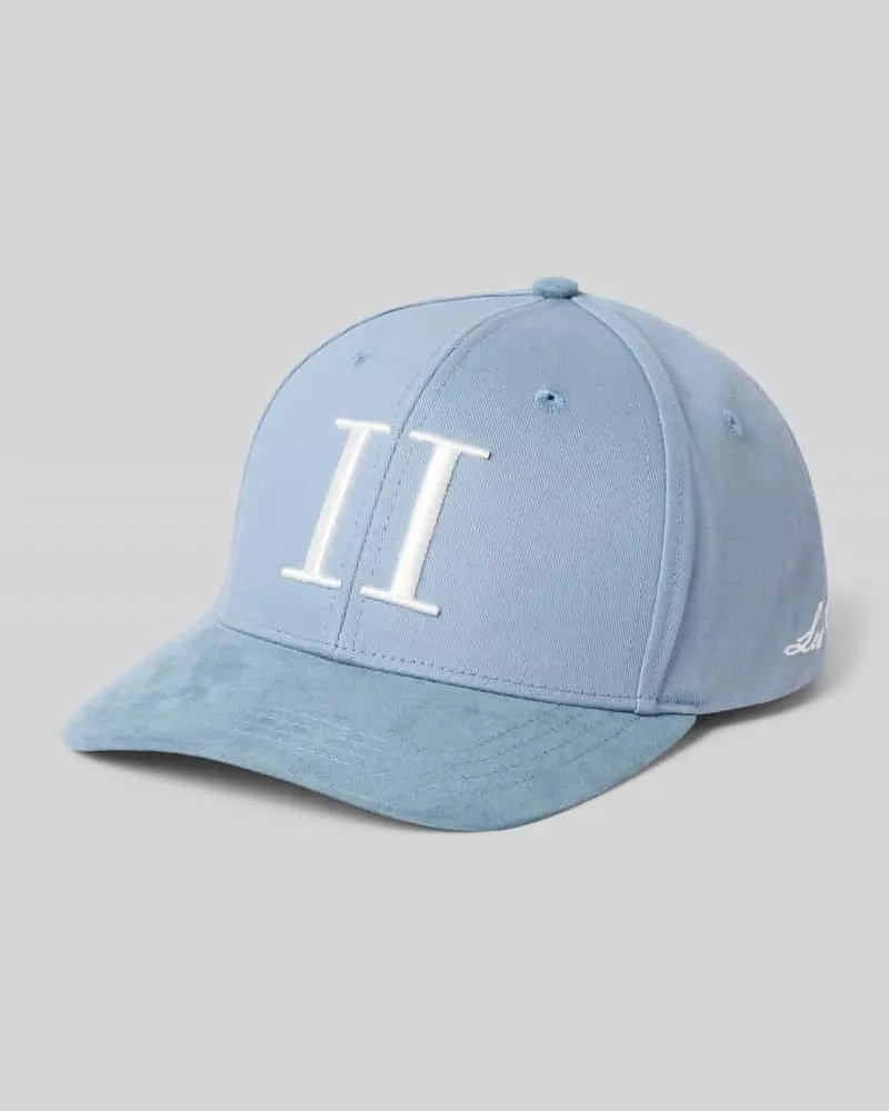 LES DEUX Basecap mit Stitching Hellblau