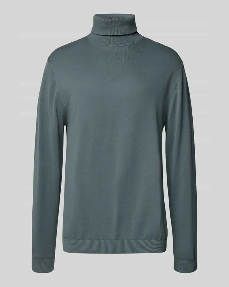 Jack & Jones Rollkragenpullover mit Rippenbündchen 