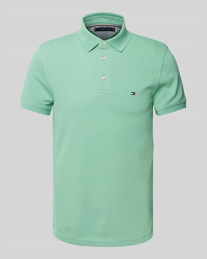 Tommy Hilfiger Slim Fit Poloshirt mit Logo-Stitching Modell '1985 