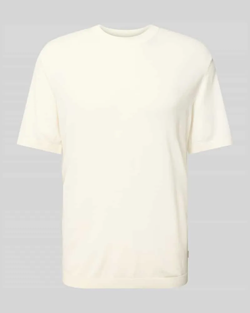 Jack & Jones Regular Fit T-Shirt mit Rundhalsausschnitt Modell 'WILLIAM Weiss