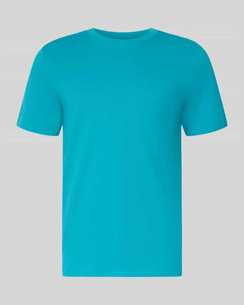 S.Oliver Regular Fit T-Shirt aus reiner Baumwolle Tuerkis