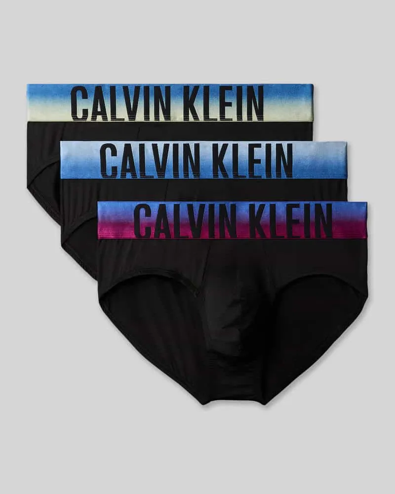 Calvin Klein Limited Edition Pant mit elastischem Label-Bund im 3er-Pack Black