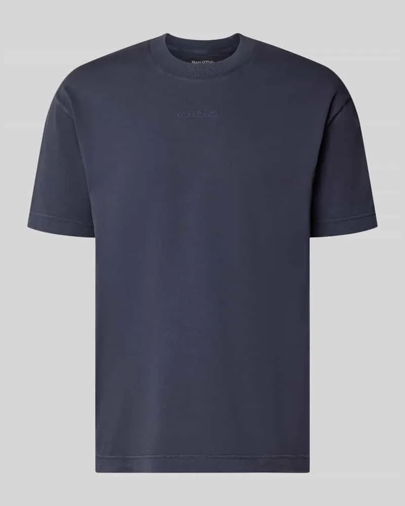 Marc O'Polo Relaxed Fit T-Shirt aus reiner Baumwolle Blau