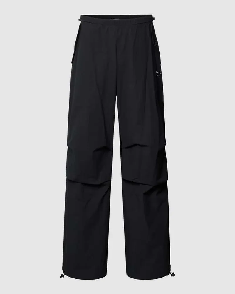 Karl Kani Cargohose mit aufgesetzten Taschen Black