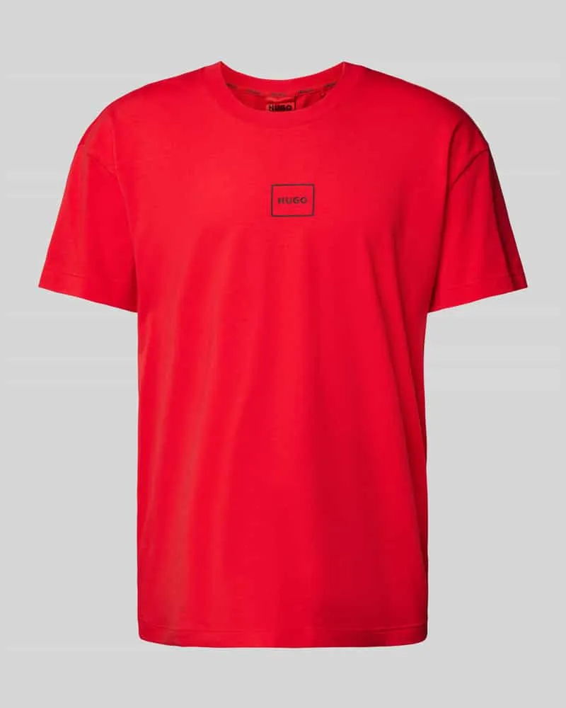 HUGO BOSS T-Shirt mit Label-Print Modell 'Laze 