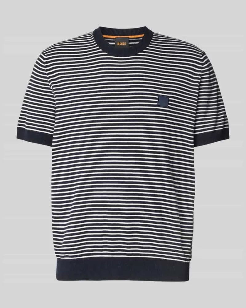 HUGO BOSS T-Shirt aus Baumwoll-Kaschmir-Mix Modell 'Kanache 