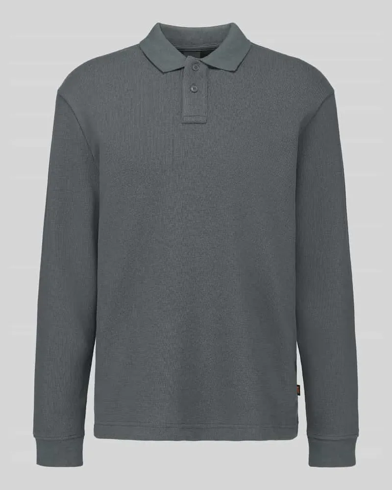 HUGO BOSS Regular Fit Poloshirt aus Baumwoll-Mix Khaki