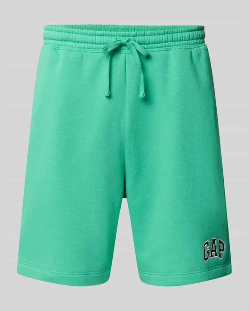 GAP Straight Fit Shorts mit Logo-Stitching Modell 'Heritage Gruen