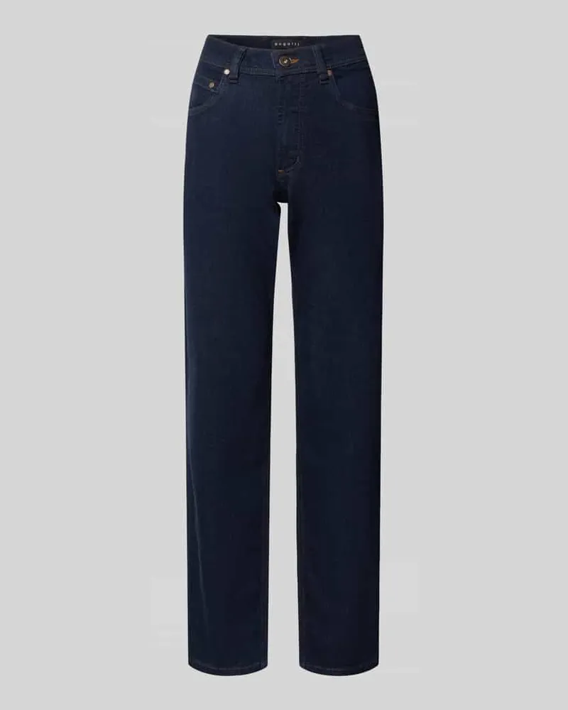 Bugatti Regular Fit Jeans mit Eingrifftaschen Marine