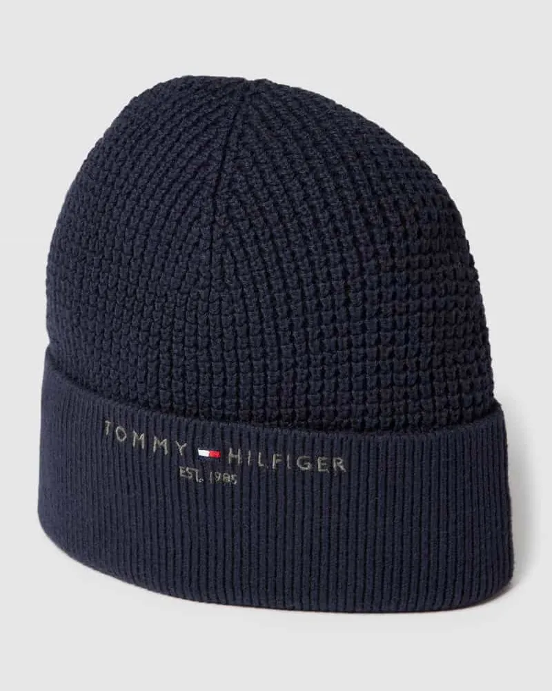 Tommy Hilfiger Beanie mit Label-Detail Model 'HORIZON 