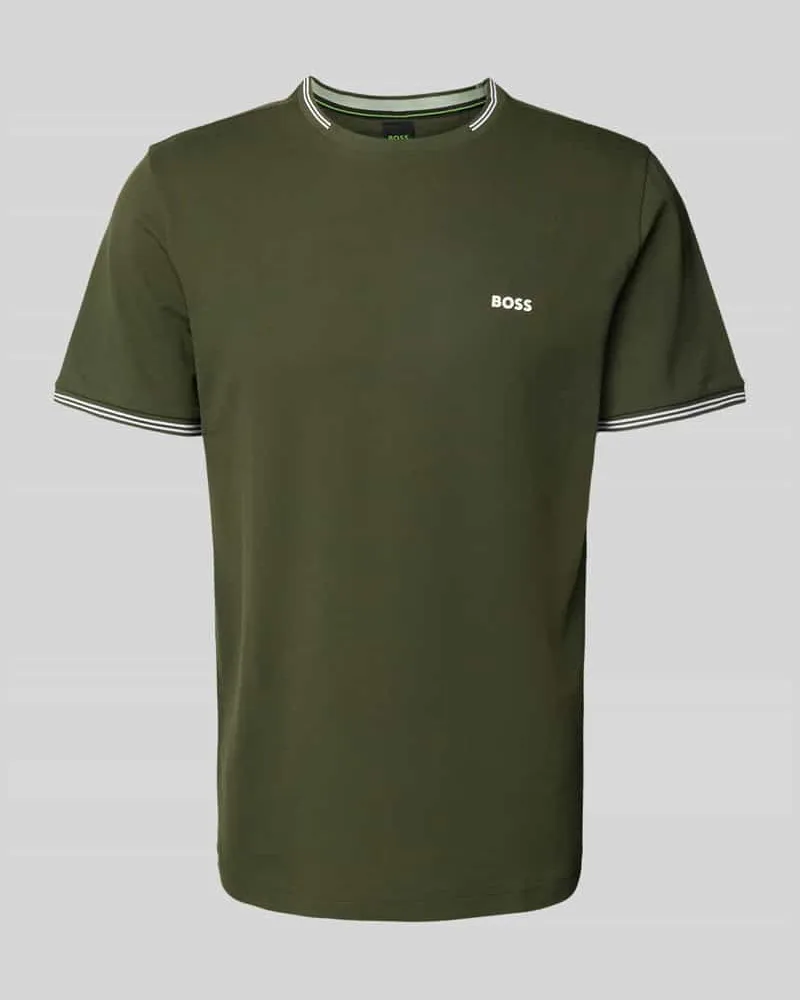 HUGO BOSS T-Shirt mit Label-Print Modell 'Taul 