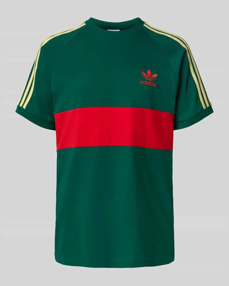 adidas T-Shirt mit Label-Stitching 