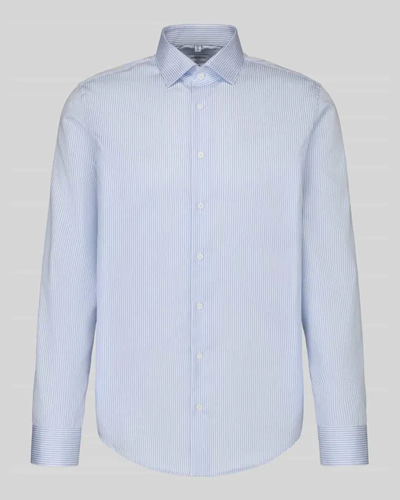 Seidensticker Slim Fit Businesshemd aus reiner Baumwolle Modell 'New Kent Bleu