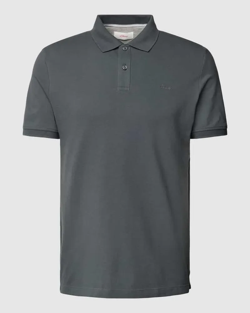 S.Oliver Poloshirt mit Label-Detail 