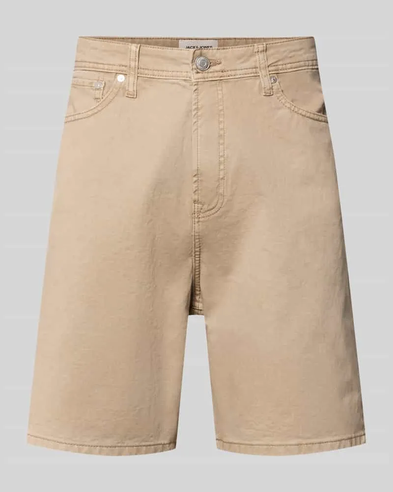 Jack & Jones Bermudas im 5-Pocket-Design Modell 'TONY ORIGINAL Beige