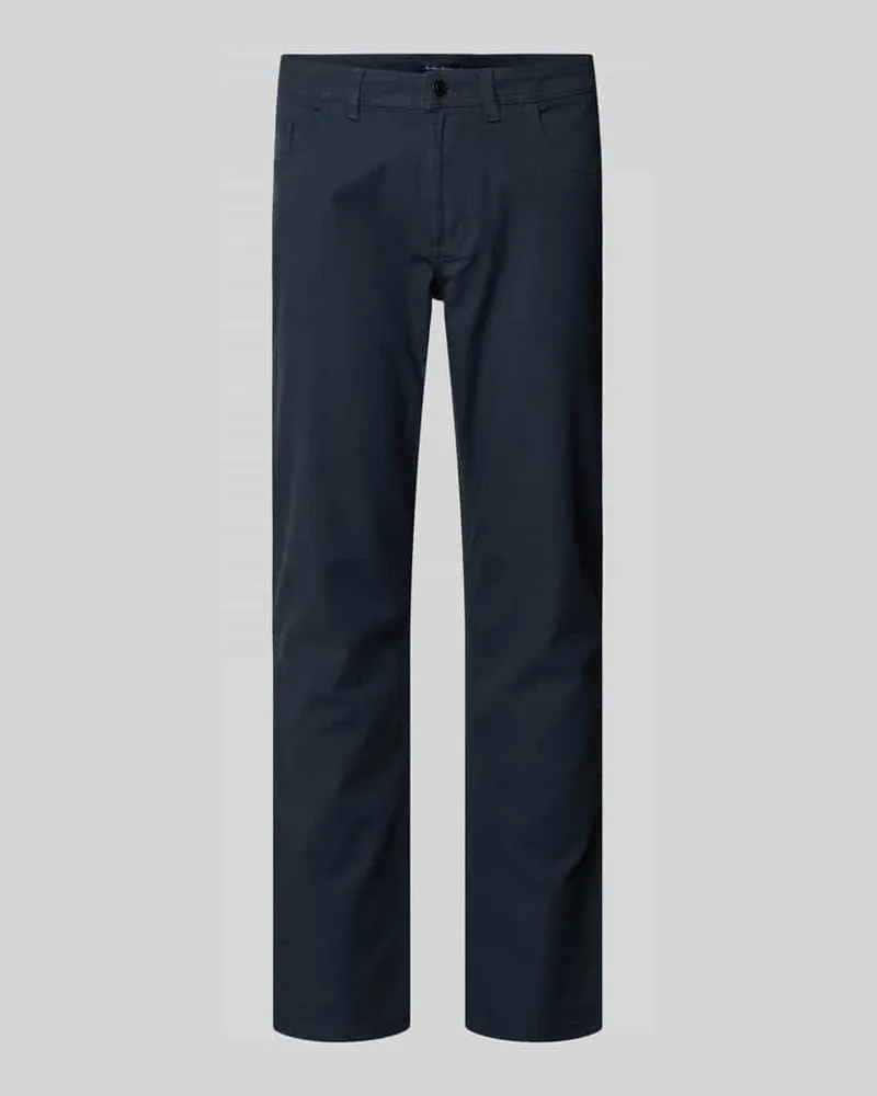 Christian Berg Slim Fit Jeans im 5-Pocket-Design Marine