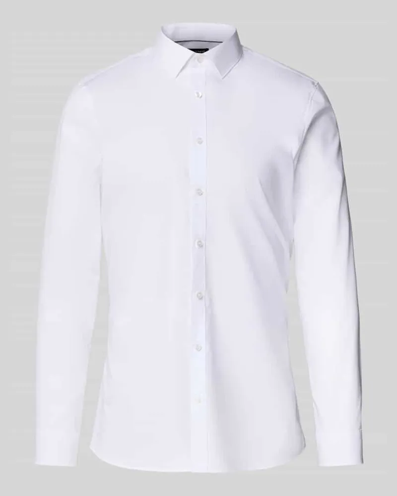 Olymp Super Slim Fit Business-Hemd mit Kentkragen 