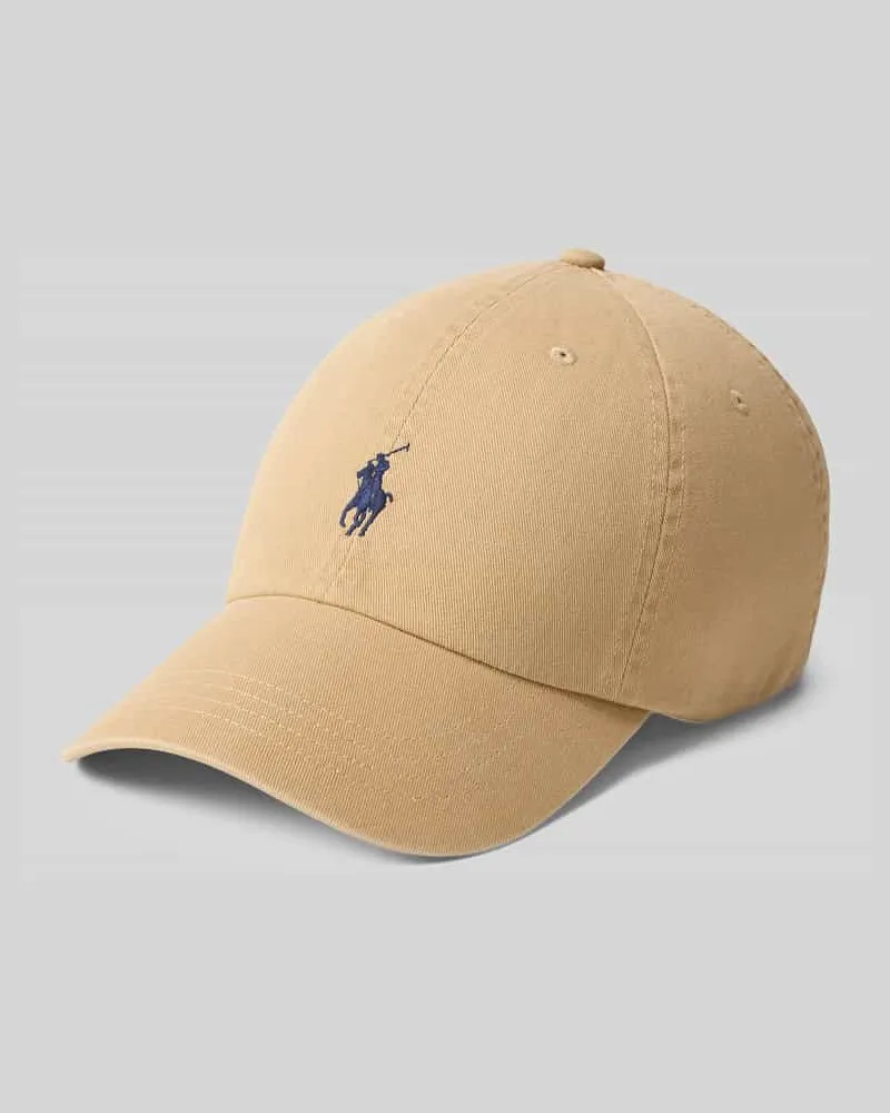 Ralph Lauren Basecap aus reiner Baumwolle Khaki