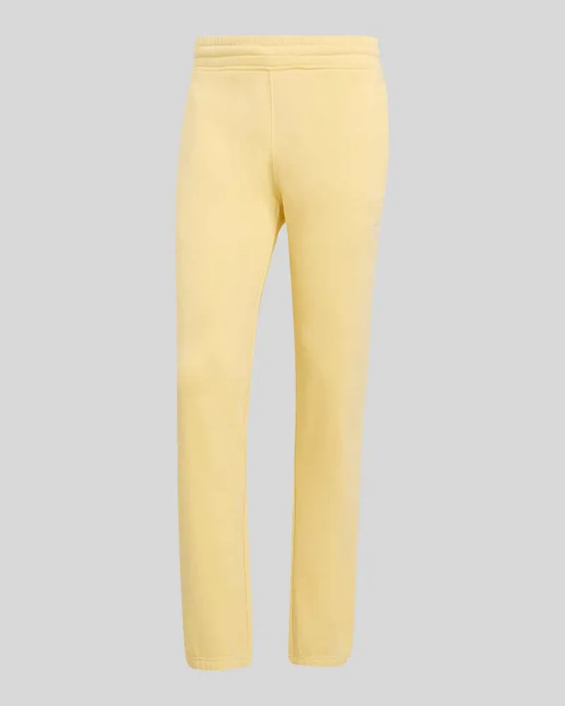 adidas Trainingshose aus reiner Baumwolle Hellgelb