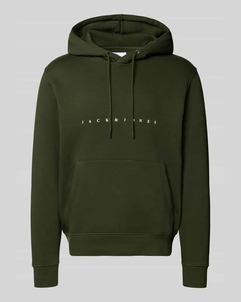 Jack & Jones Hoodie mit Label-Print 