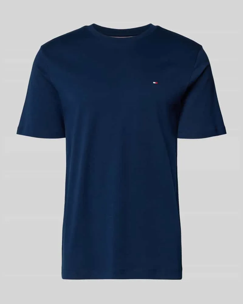 Tommy Hilfiger Regular Fit T-Shirt aus reiner Baumwolle Marine
