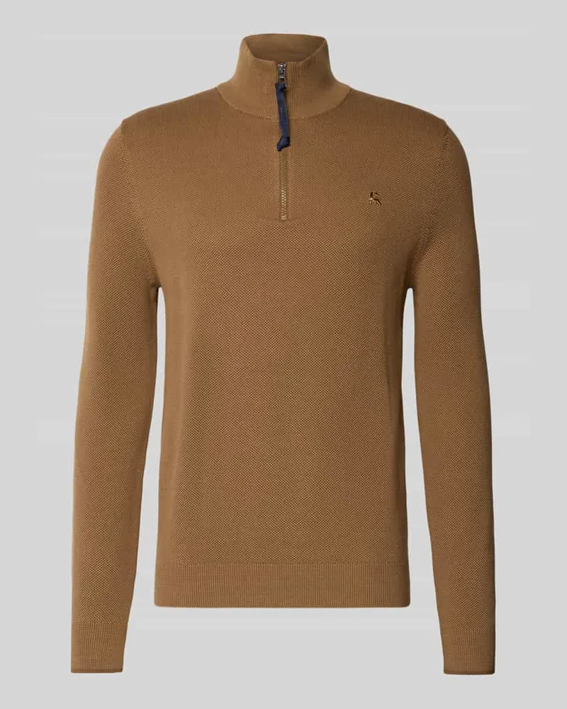 Lerros Strickpullover mit Troyer-Kragen 