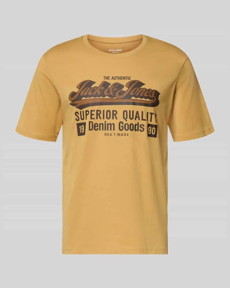 Jack & Jones T-Shirt mit Label-Print 