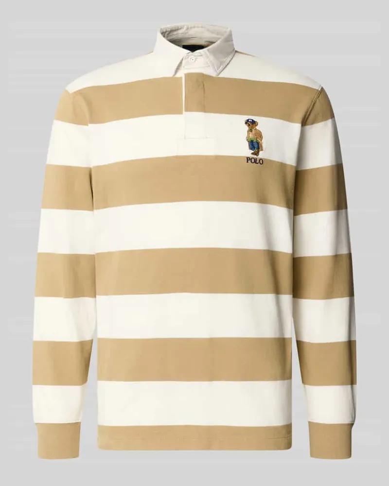 Ralph Lauren Relaxed Fit Poloshirt aus reiner Baumwolle Mittelbraun