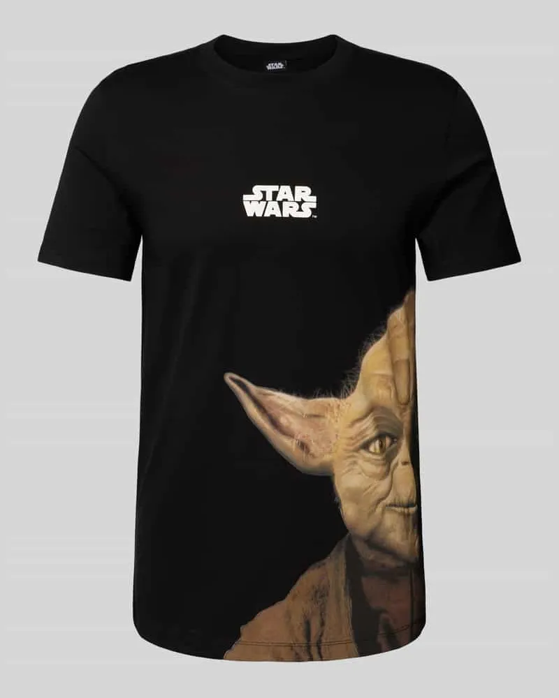 S.Oliver Regular Fit T-Shirt aus Baumwolle mit Starwars®-Print 