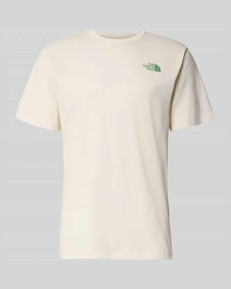 The North Face T-Shirt mit Logo und Rundhalsausschnitt Offwhite