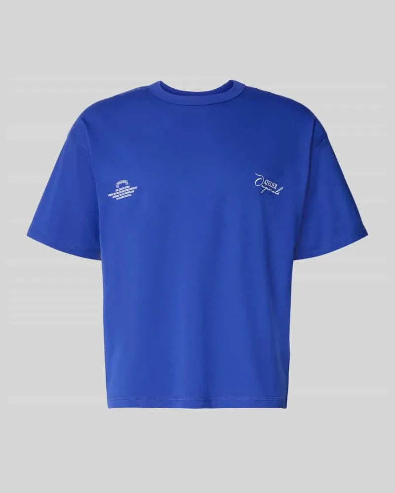 Jack & Jones Regular Fit T-Shirt mit überschnittenen Schultern Royal