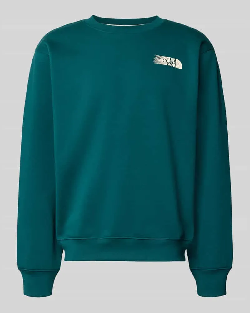 The North Face Relaxed Fit Sweatshirt aus Baumwoll-Mix Petrol