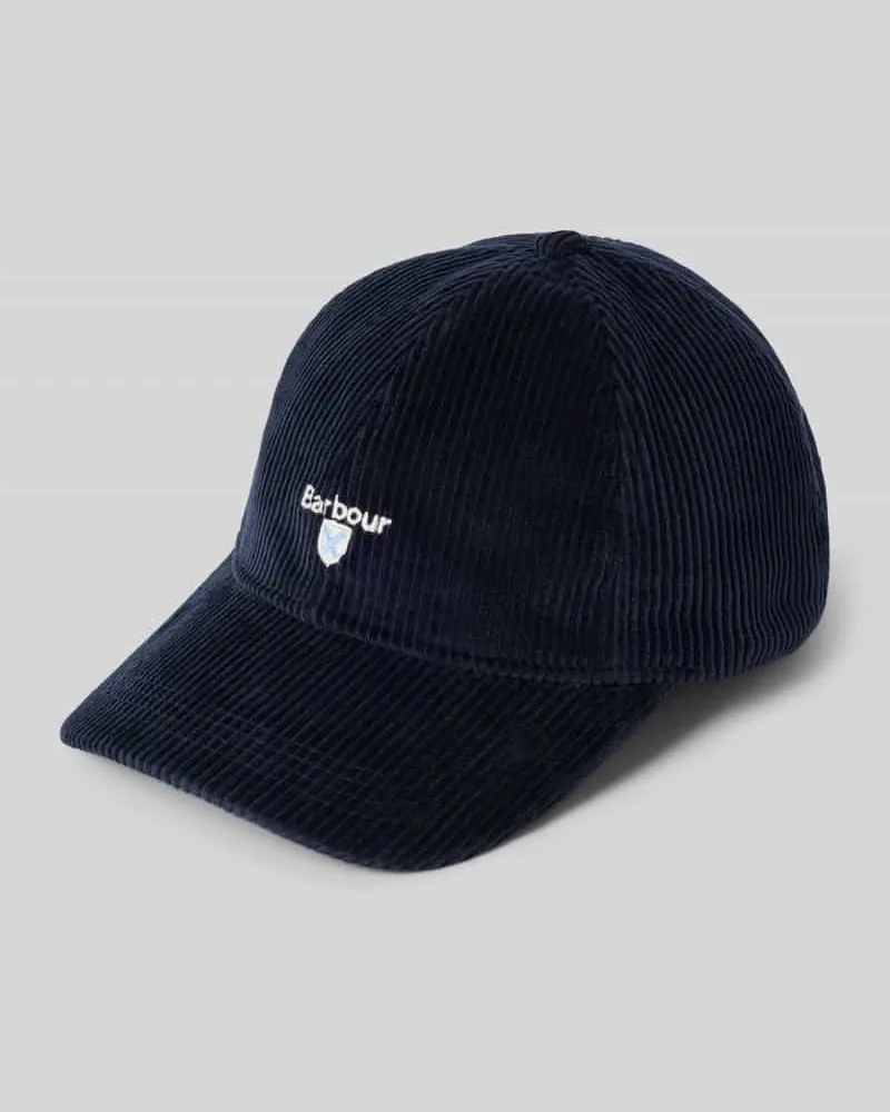 Barbour Cap aus reiner Baumwolle Marine