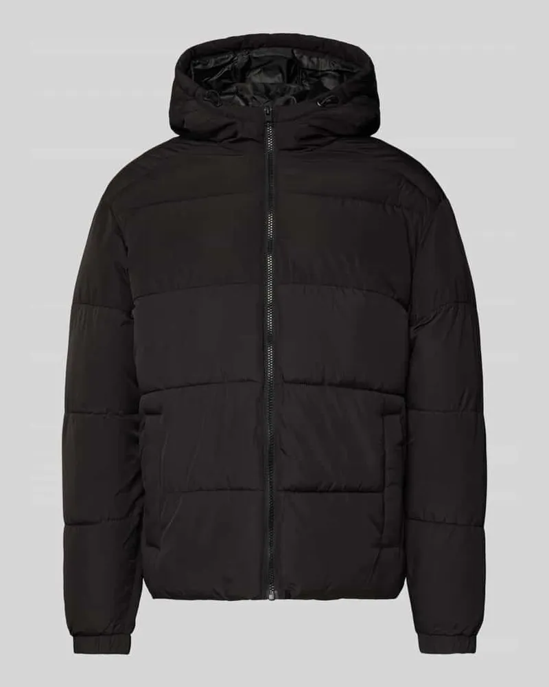 Jack & Jones Steppjacke mit Reißverschluss Modell 'MAZE Black