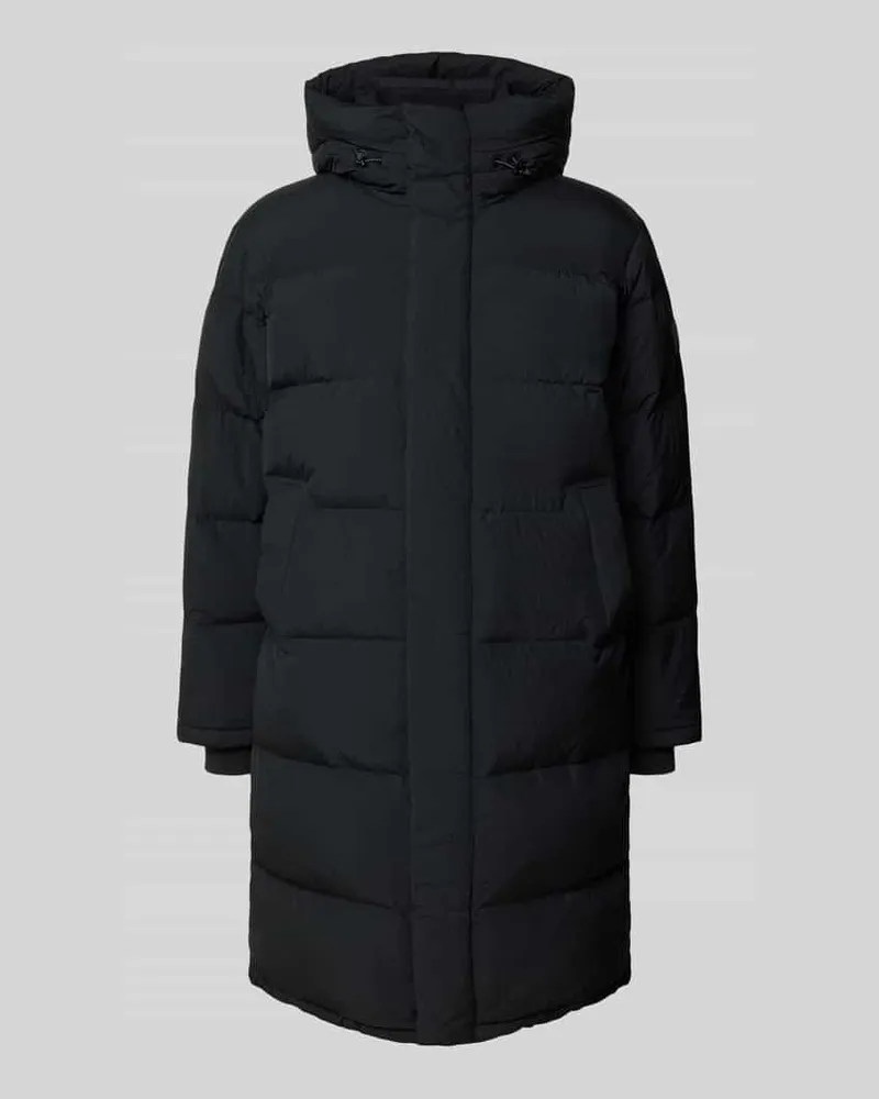 Tommy Hilfiger Relaxed Fit Daunenmantel mit Kapuze Black