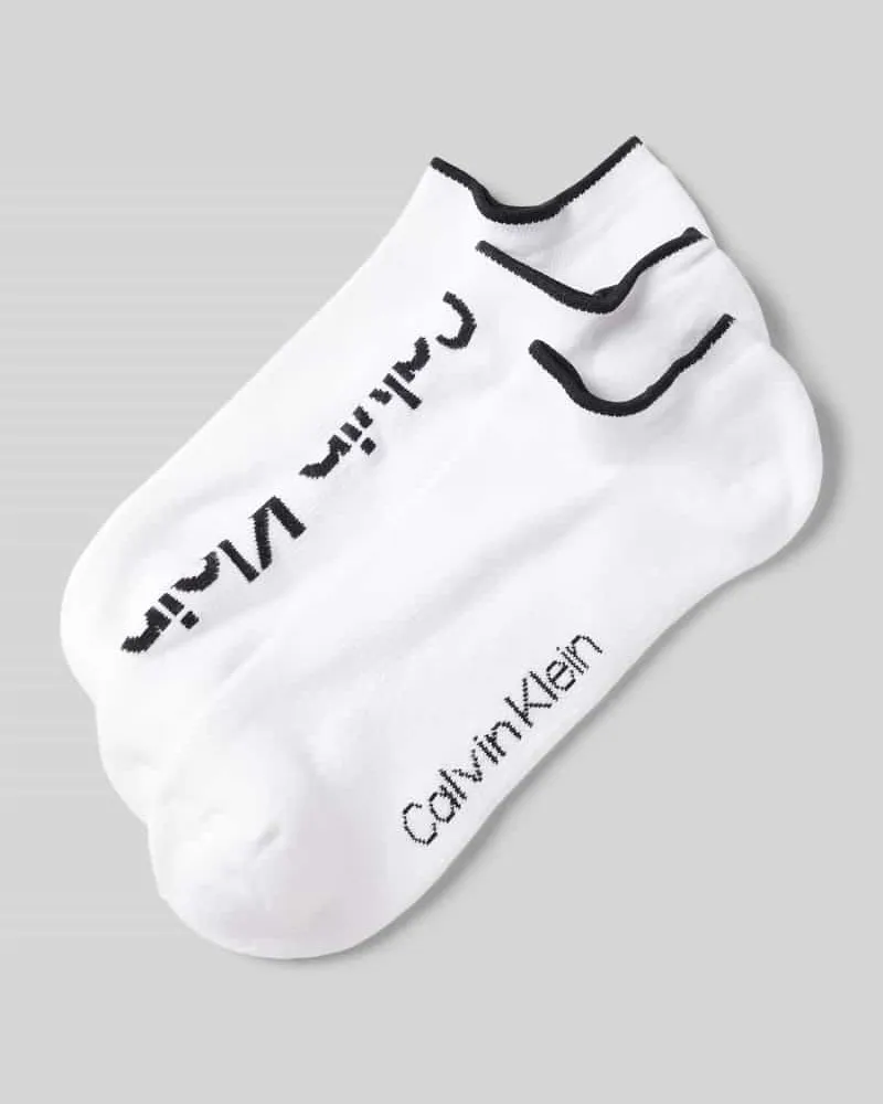 Calvin Klein Socken mit Label-Print im 3er-Pack 