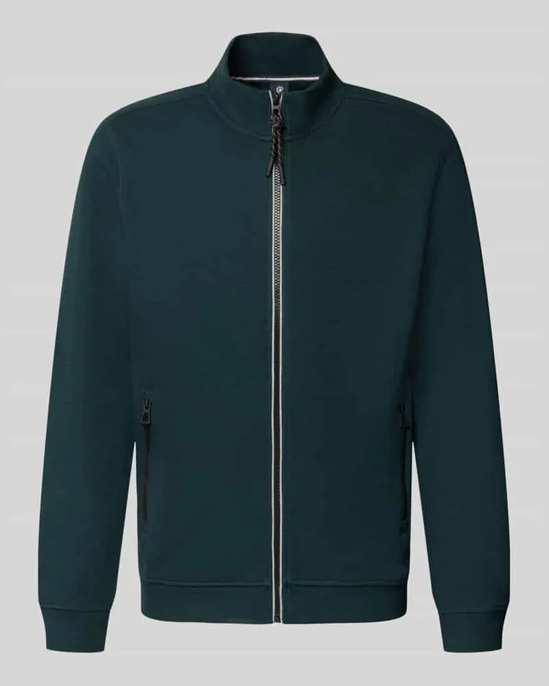Lerros Regular Fit Jacke aus Baumwoll-Mix Modell 'SELANIK Dunkelgruen