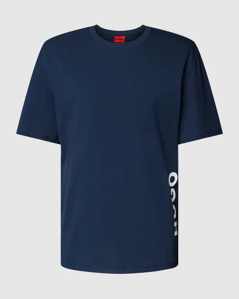 HUGO BOSS Relaxed Fit T-Shirt mit Label-Print 