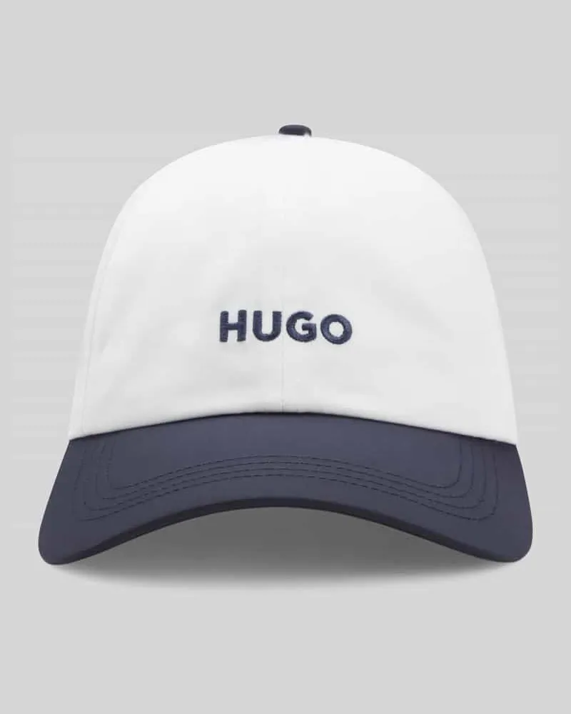 HUGO BOSS Basecap mit Logo-Stitching Weiss