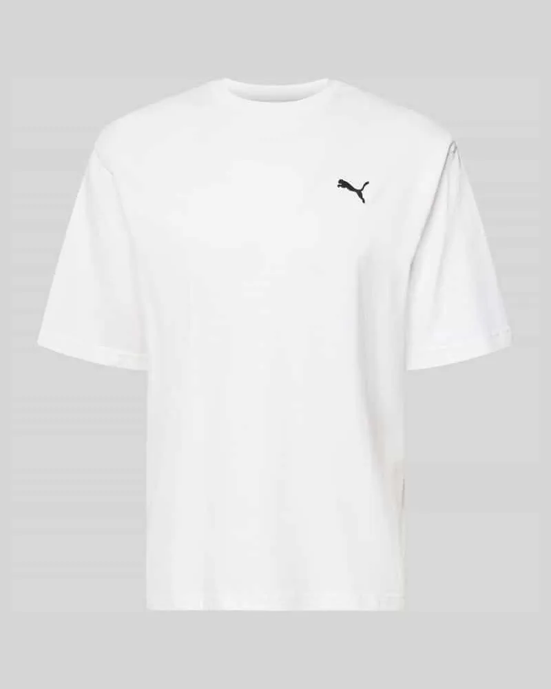 Puma T-Shirt mit Rundhalsausschnitt Weiss