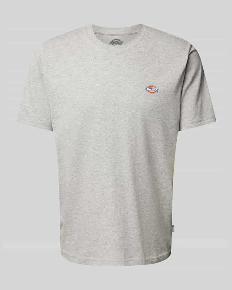 Dickies T-Shirt mit Label-Print Modell 'MAPLETON Hellgrau