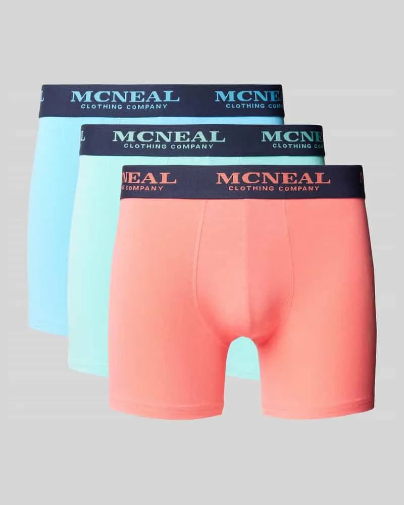 McNeal Boxershorts mit elastischem Logo-Bund im 3er-Pack 