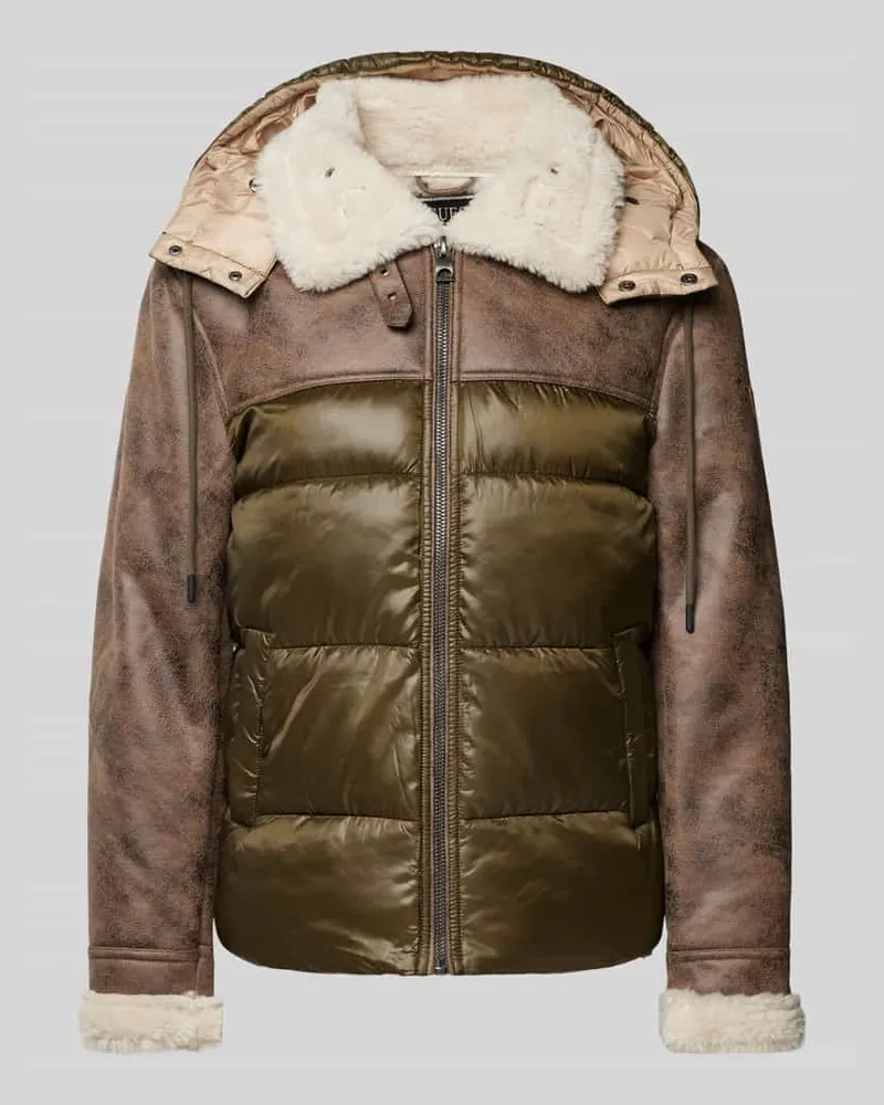 Guess Steppjacke mit Kapuze 